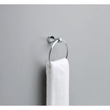 Delta Foundations 3-Piece Decorative Bathroom Hardware Set, Polished Chrome, 24-in Towel Bar