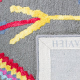 Safavieh Bellagio Montoro 2 x 3 Dark Gray/Multi Indoor Abstract Global Handcrafted Throw Rug