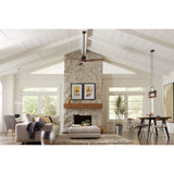 Progress Lighting Gulliver 4-Light Graphite Farmhouse Linear Large Hanging Kitchen Island Light