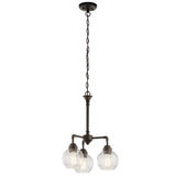 Kichler Niles 3-Light Bronze Transitional Chandelier