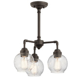 Kichler Niles 3-Light Bronze Transitional Chandelier