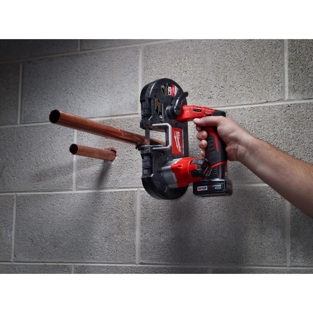 M12 12-Volt Lithium-Ion Cordless Sub-Compact Band Saw with 4.0 Ah M12 Battery