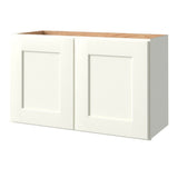 allen + roth Aveley 30-in W x 18.125-in H x 11-in D Linen Wall Fully Assembled Cabinet (Flat Panel Shaker Door Style)