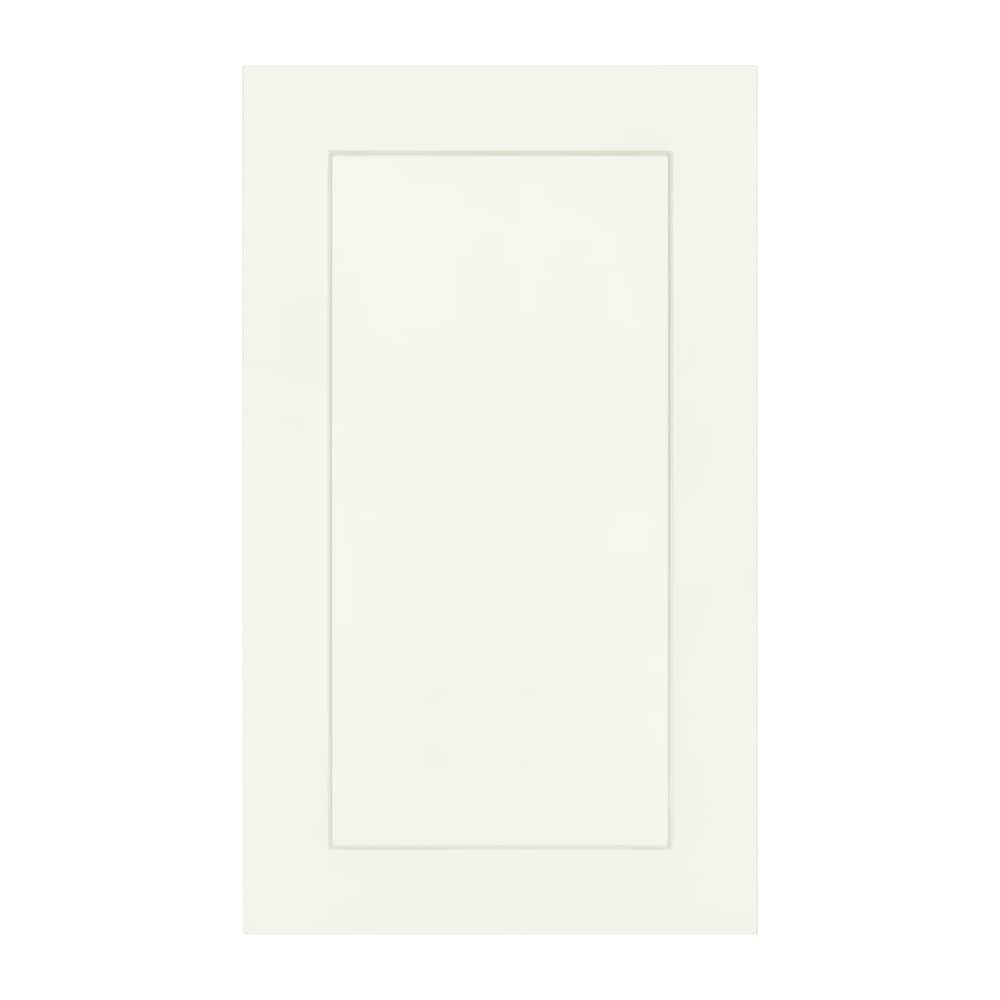 allen + roth Aveley 18-in W x 34.5-in H x 24-in D Linen 1-Drawer Pull-out Wastebasket Base Fully Assembled Cabinet (Flat Panel Shaker Style)