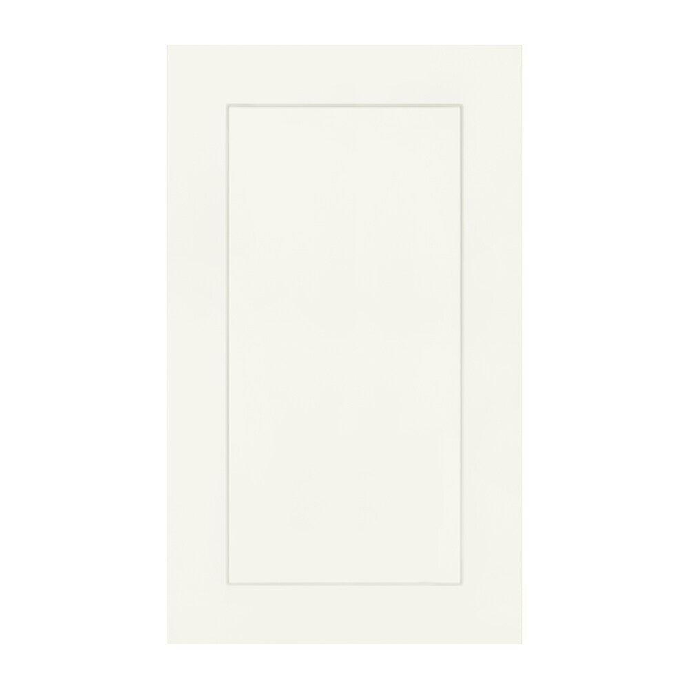 allen + roth Aveley 15-in W x 34.5-in H x 24-in D Linen 1-Drawer Pull-out Wastebasket Base Fully Assembled Cabinet (Flat Panel Shaker Style)