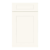 allen + roth Aveley 12-in W x 39.125-in H x 12-in D Linen Wall Fully Assembled Cabinet (Flat Panel Shaker Door Style)