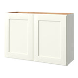 allen + roth Aveley 36-in W x 24.5-in H x 12-in D Linen Wall Fully Assembled Cabinet (Flat Panel Shaker Door Style)