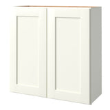 allen + roth Aveley 30-in W x 36.125-in H x 12-in D Linen Wall Fully Assembled Cabinet (Flat Panel Shaker Door Style)
