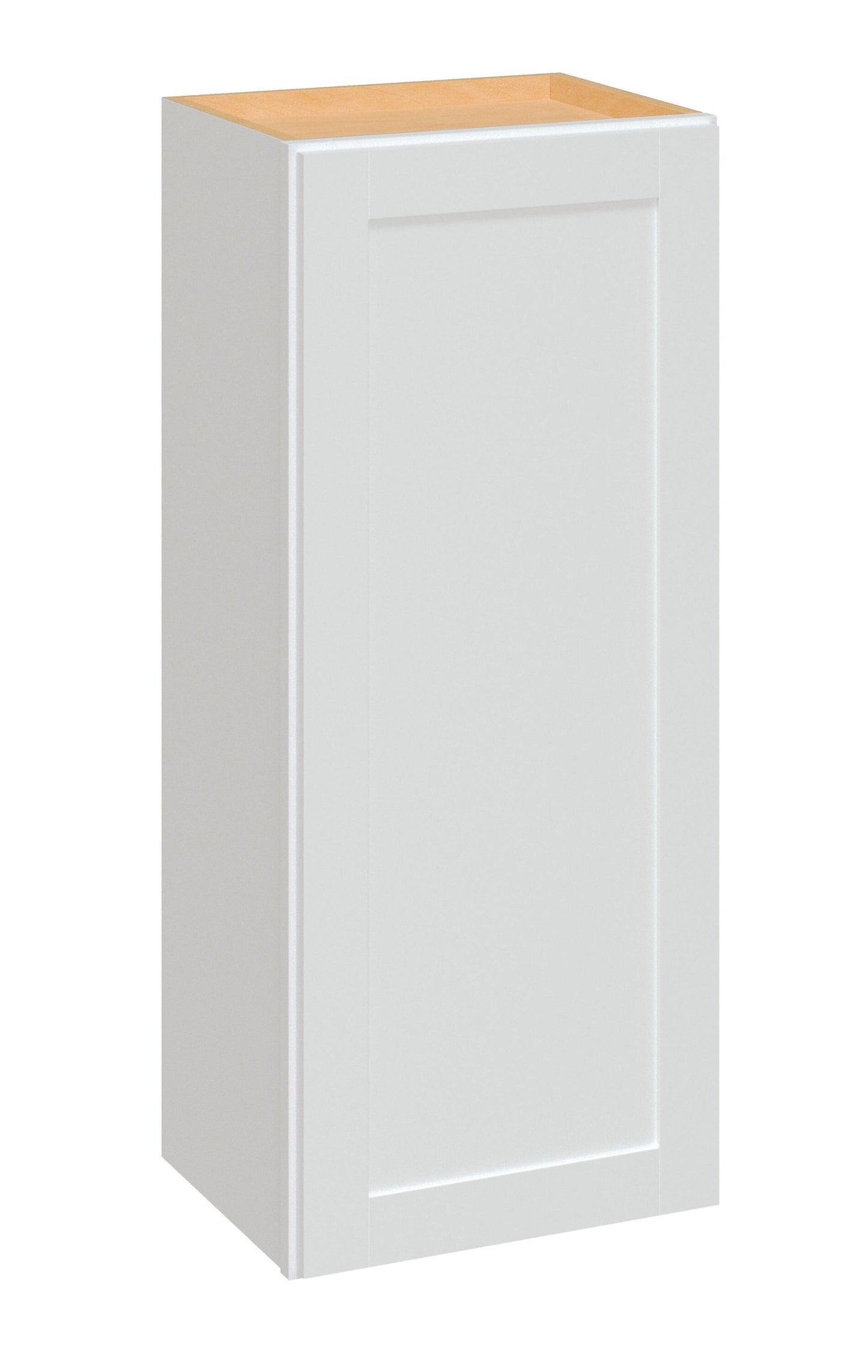 Diamond NOW Arcadia 15-in W x 36-in H x 12-in D White Wall Fully Assembled Cabinet (Recessed Panel Shaker Door Style)