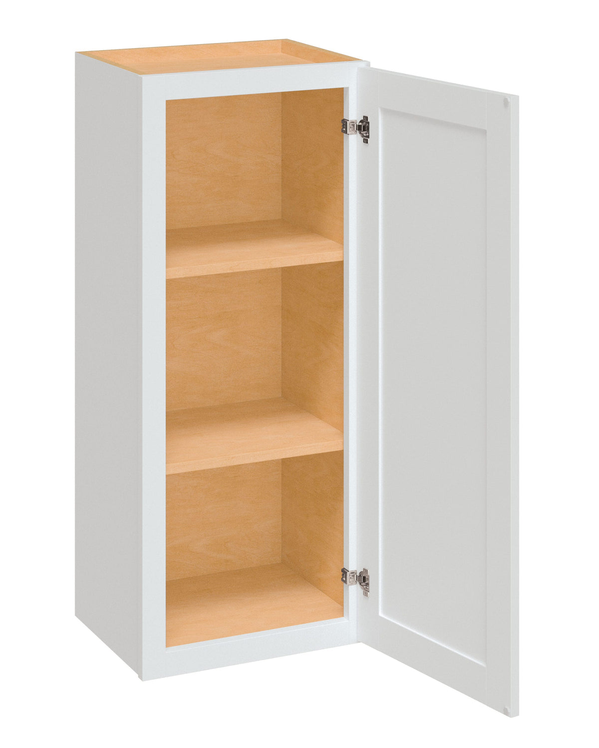 Diamond NOW Arcadia 15-in W x 36-in H x 12-in D White Wall Fully Assembled Cabinet (Recessed Panel Shaker Door Style)