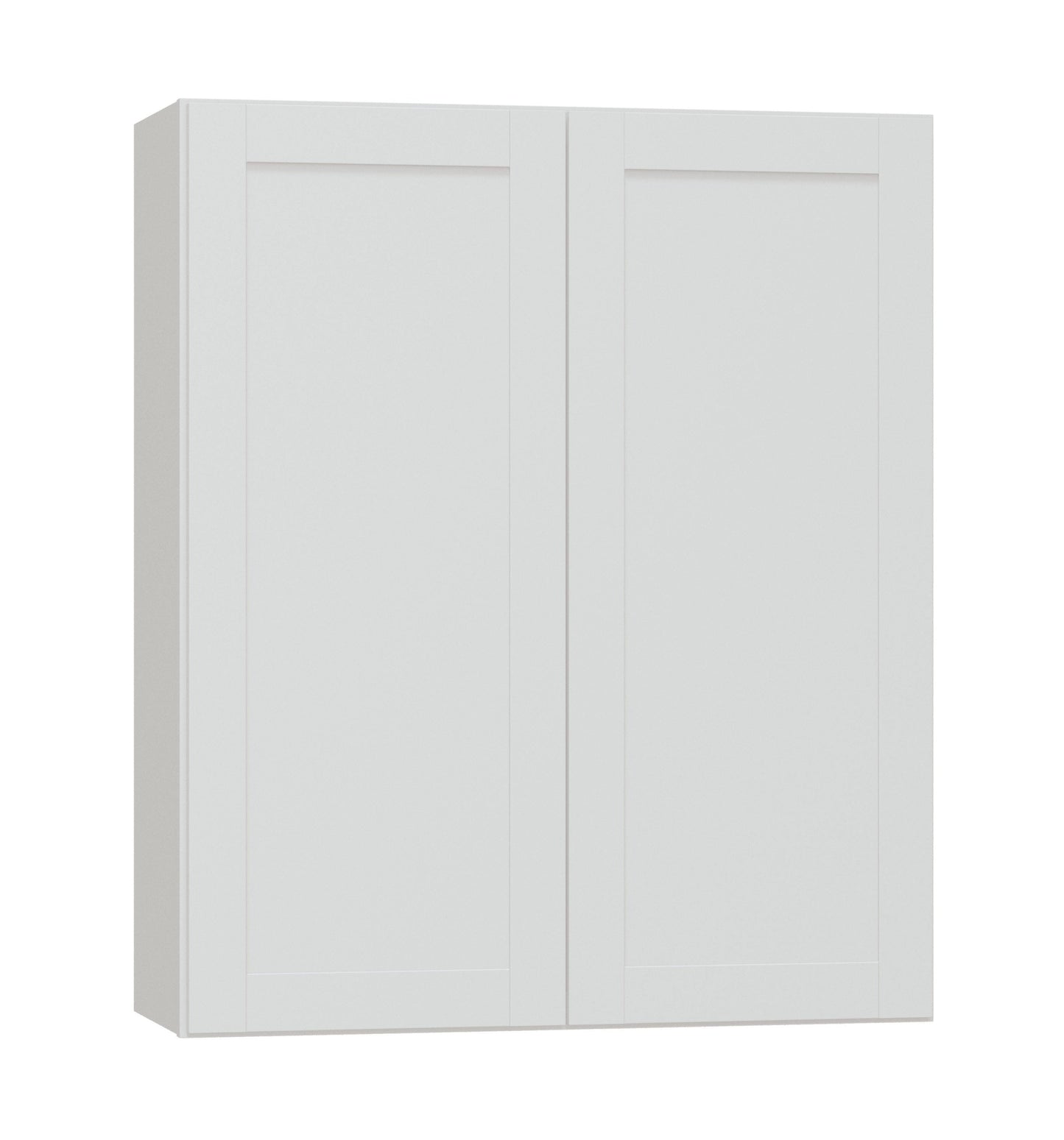 Diamond NOW Arcadia 30-in W x 36-in H x 12-in D White Wall Fully Assembled Cabinet (Recessed Panel Shaker Door Style)