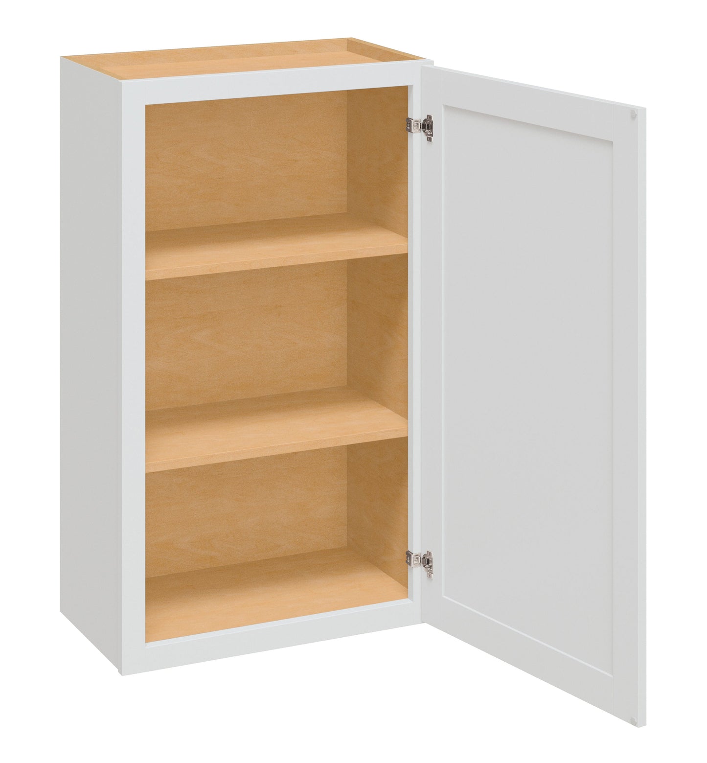 Diamond NOW Arcadia 21-in W x 36-in H x 12-in D White Wall Fully Assembled Cabinet (Recessed Panel Shaker Door Style)