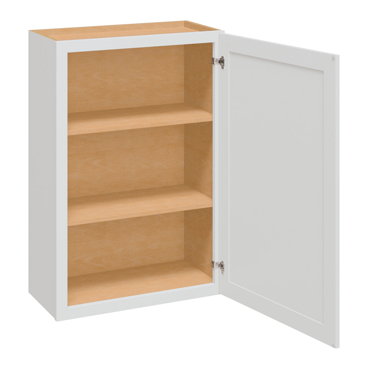 Diamond NOW Arcadia 24-in W x 36-in H x 12-in D TrueColor White Wall Cabinet, Shaker Door
