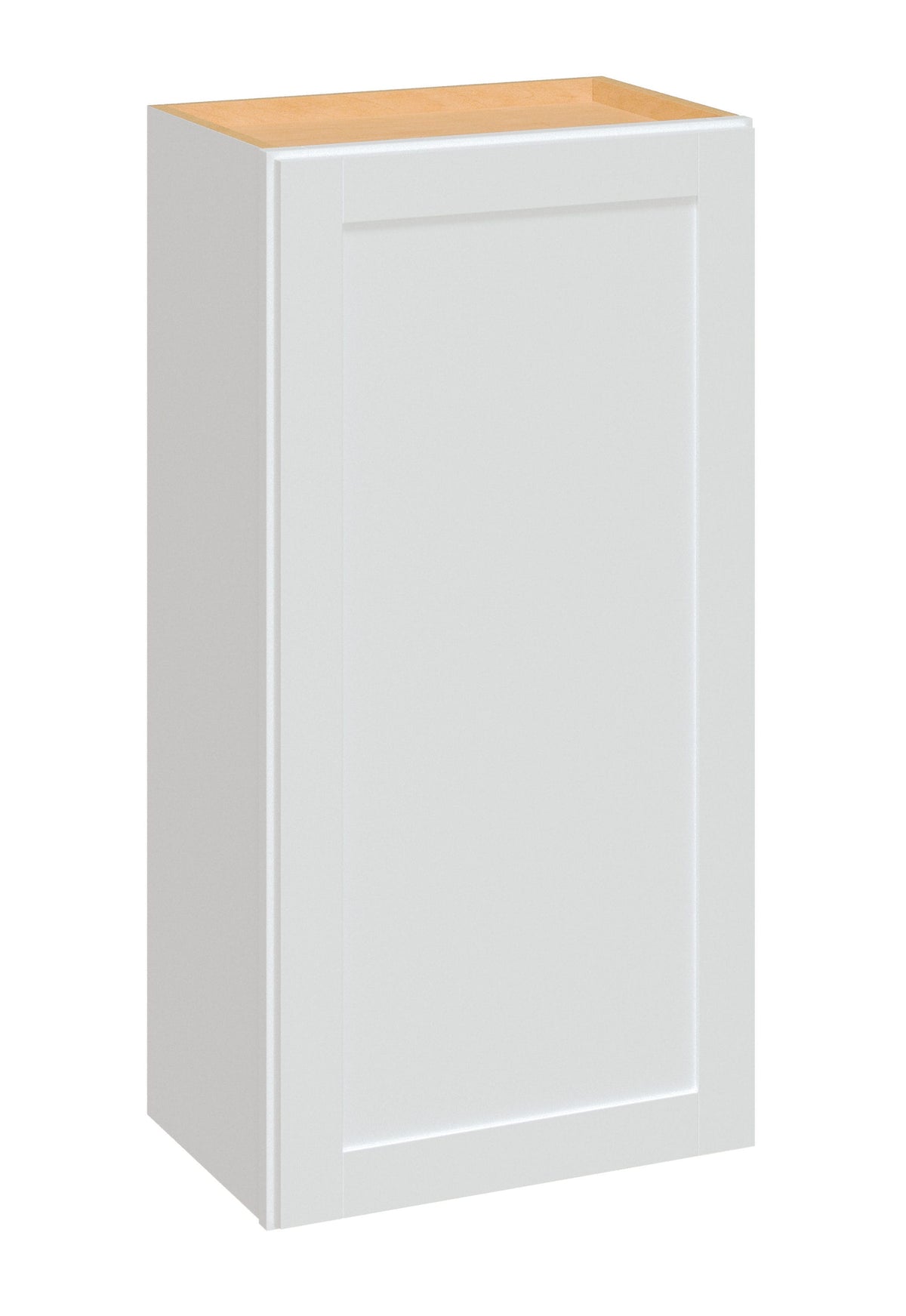 Diamond NOW Arcadia 18-in W x 36-in H x 12-in D White Wall Fully Assembled Cabinet (Recessed Panel Shaker Door Style)
