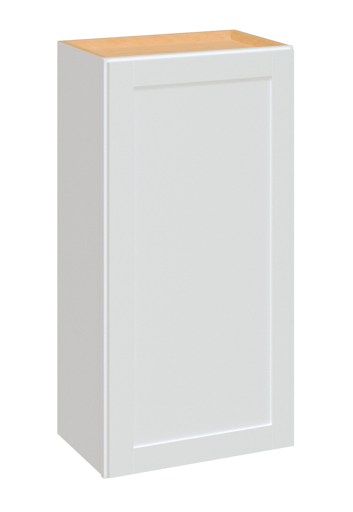 Diamond NOW Arcadia 18-in W x 36-in H x 12-in D White Wall Fully Assembled Cabinet (Recessed Panel Shaker Door Style)