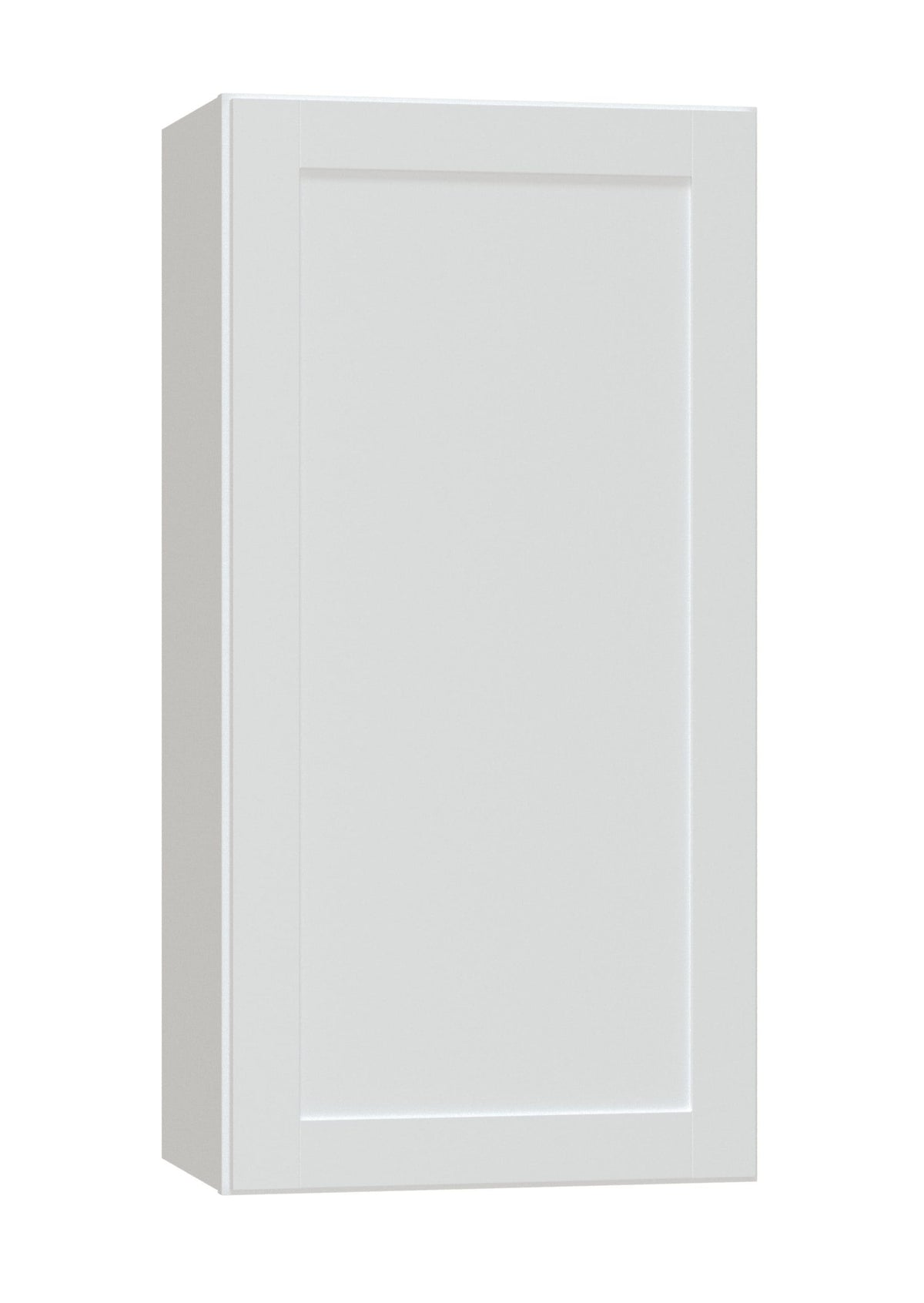 Diamond NOW Arcadia 18-in W x 36-in H x 12-in D White Wall Fully Assembled Cabinet (Recessed Panel Shaker Door Style)