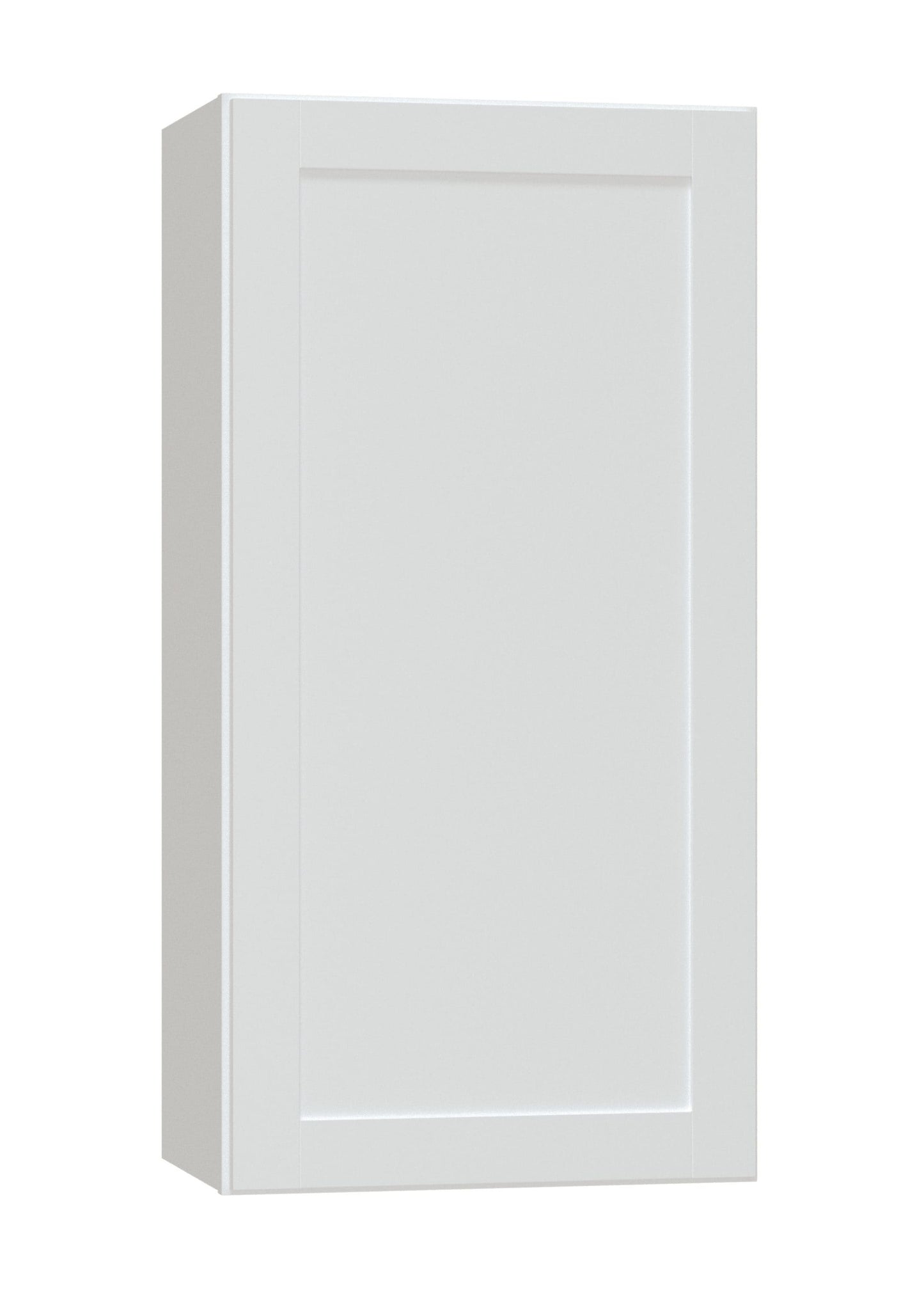 Diamond NOW Arcadia 18-in W x 36-in H x 12-in D White Wall Fully Assembled Cabinet (Recessed Panel Shaker Door Style)