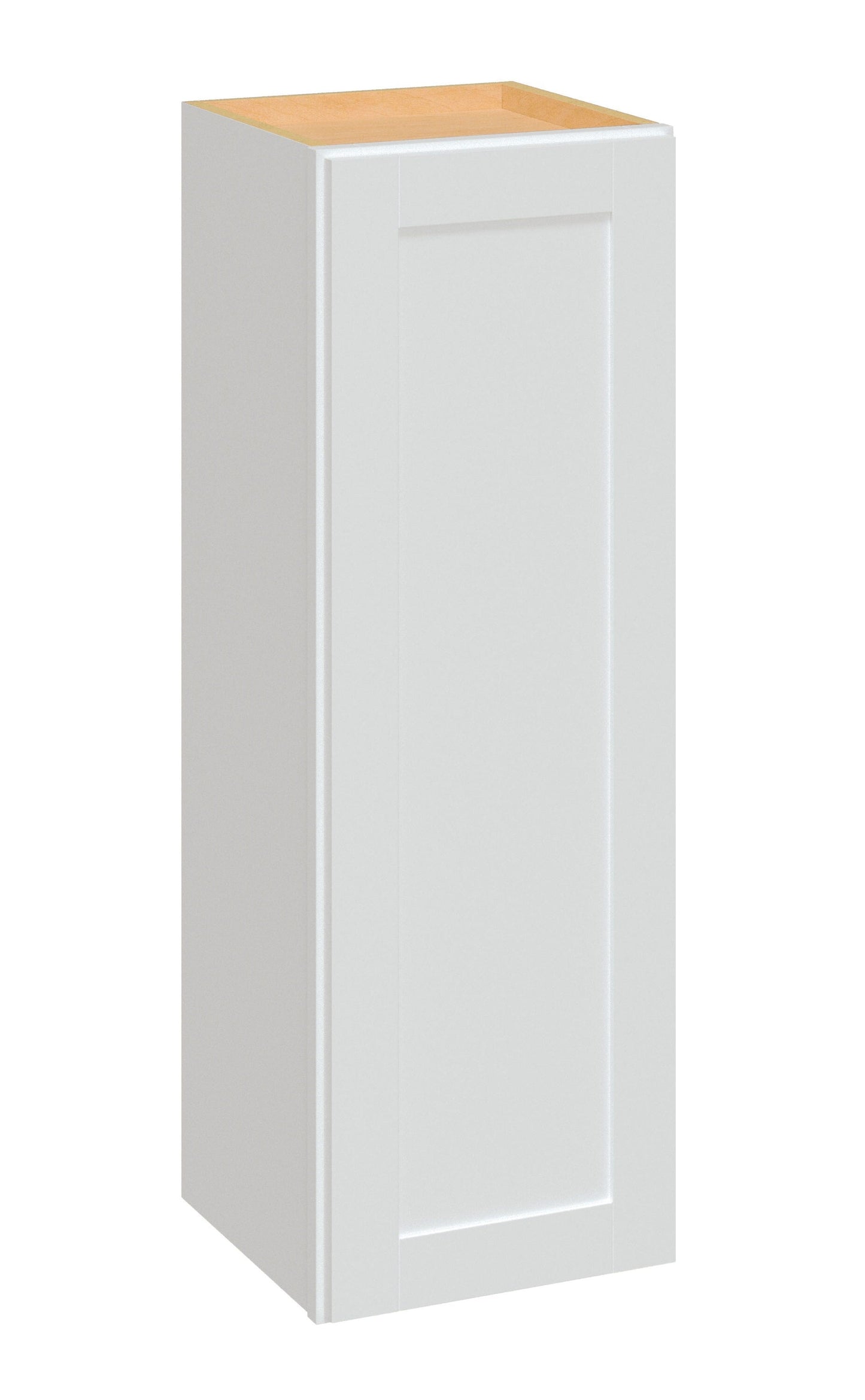 Diamond NOW Arcadia 12-in W x 36-in H x 12-in D White Wall Fully Assembled Cabinet (Recessed Panel Shaker Door Style)