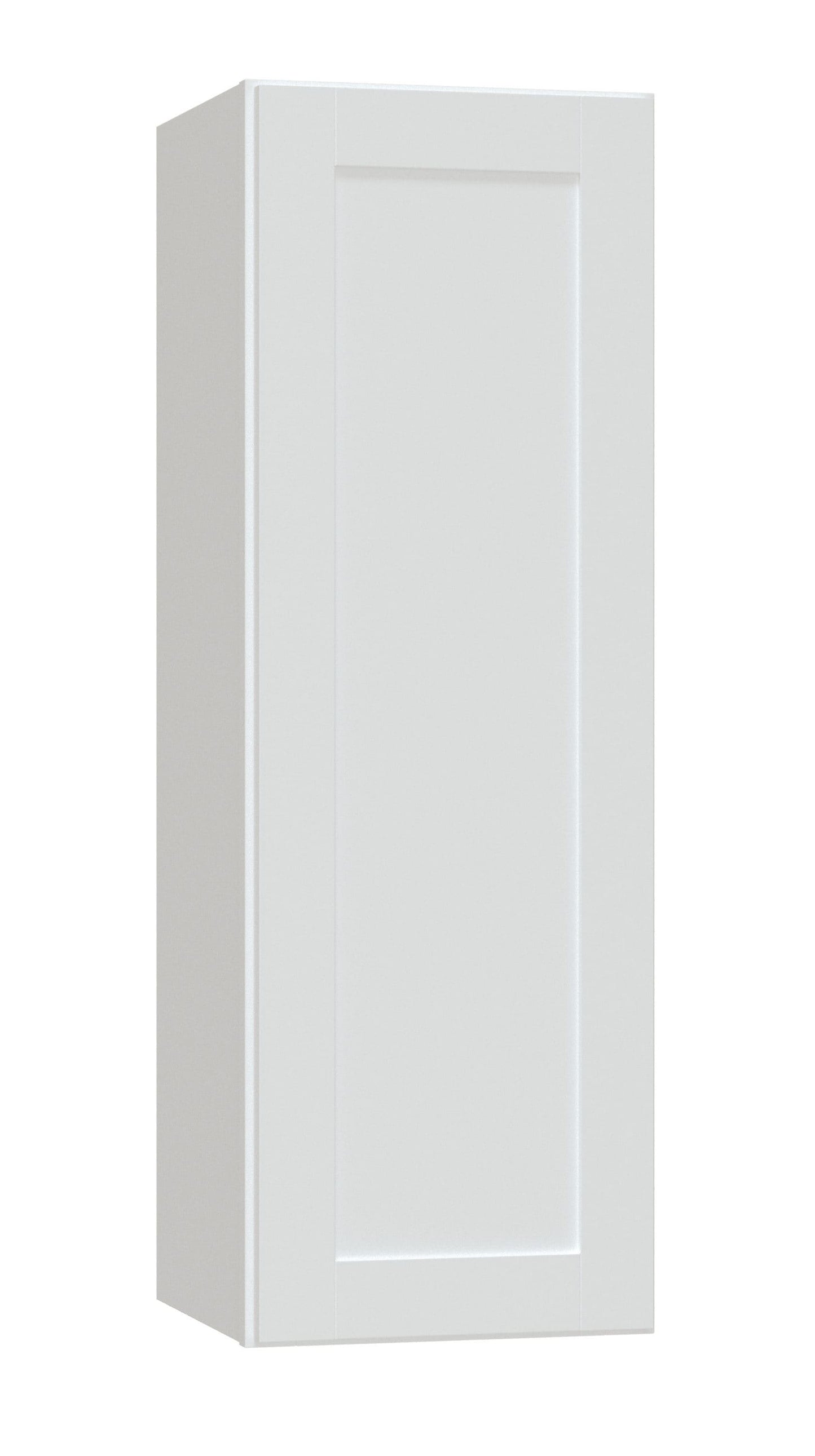 Diamond NOW Arcadia 12-in W x 36-in H x 12-in D White Wall Fully Assembled Cabinet (Recessed Panel Shaker Door Style)