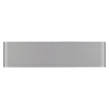 Elida Ceramica Gray 3-in x 12-in Glossy Glass Subway Wall Tile