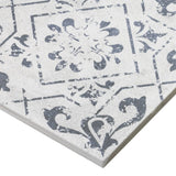 Elida Ceramica Cardosa Deco Squares 6-in x 6-in Matte Porcelain Encaustic Wall Tile