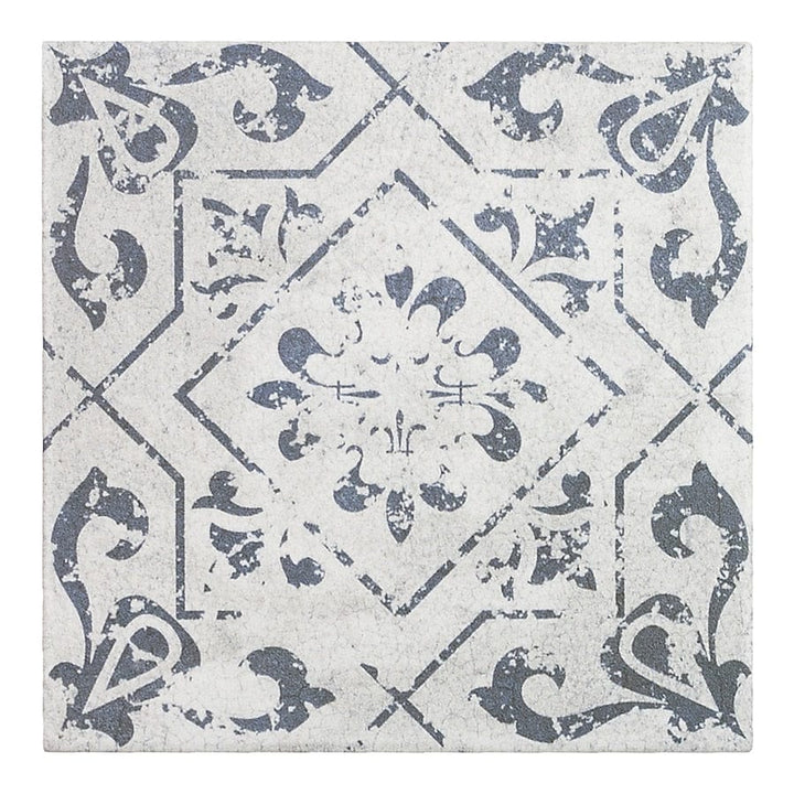 Elida Ceramica Cardoso Deco Squares 6-in x 6-in Matte Porcelain Encaustic Floor and Wall Tile (0.24-sq. ft/ Piece)