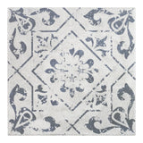 Elida Ceramica Cardosa Deco Squares 6-in x 6-in Matte Porcelain Encaustic Wall Tile