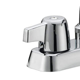 EZ-FLO Basic-N-Brass Chrome Utility Faucet, 2-Handle Deck-Mount