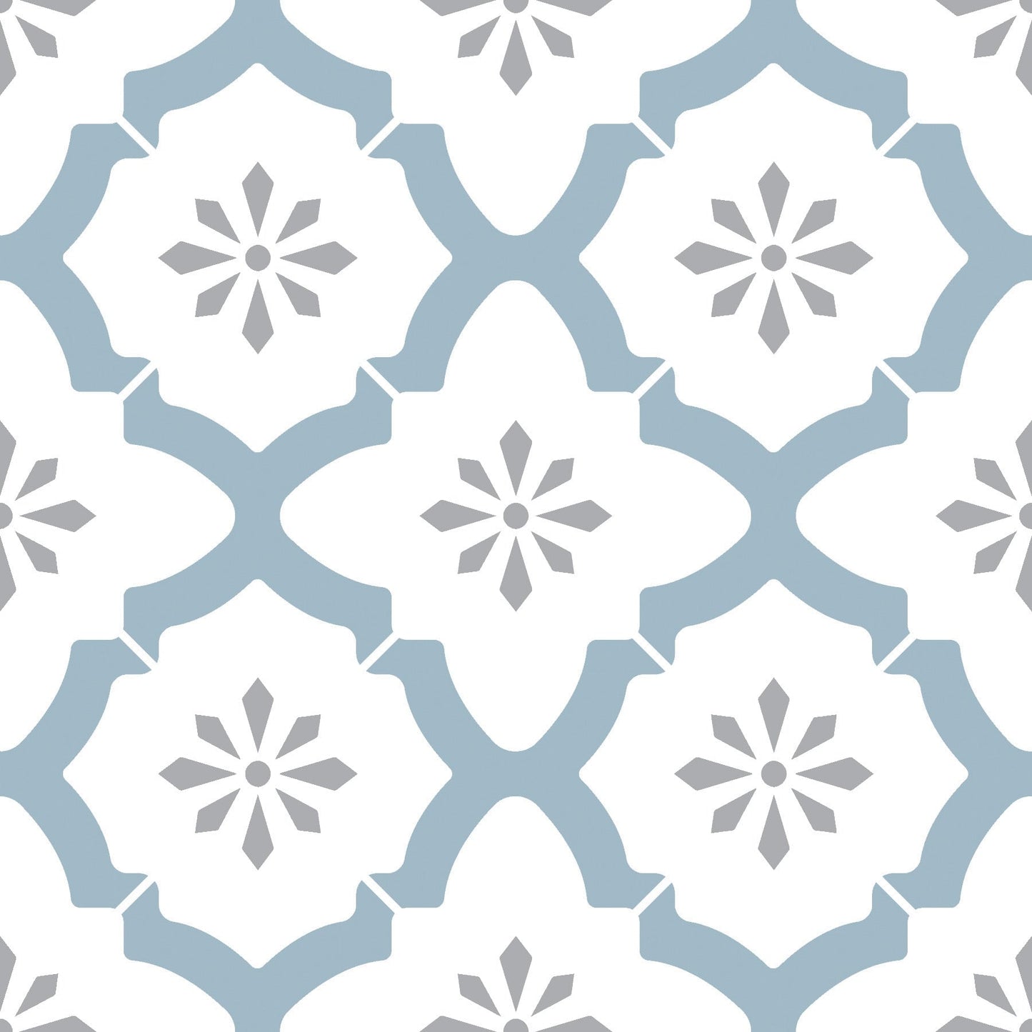 FloorPops Multicolor 12-in x 12-in Water Resistant Peel and Stick Vinyl Tile Flooring, 20-sq ft Carton