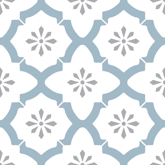 FloorPops Multicolor 12-in x 12-in Water Resistant Peel and Stick Vinyl Tile Flooring, 20-sq ft Carton