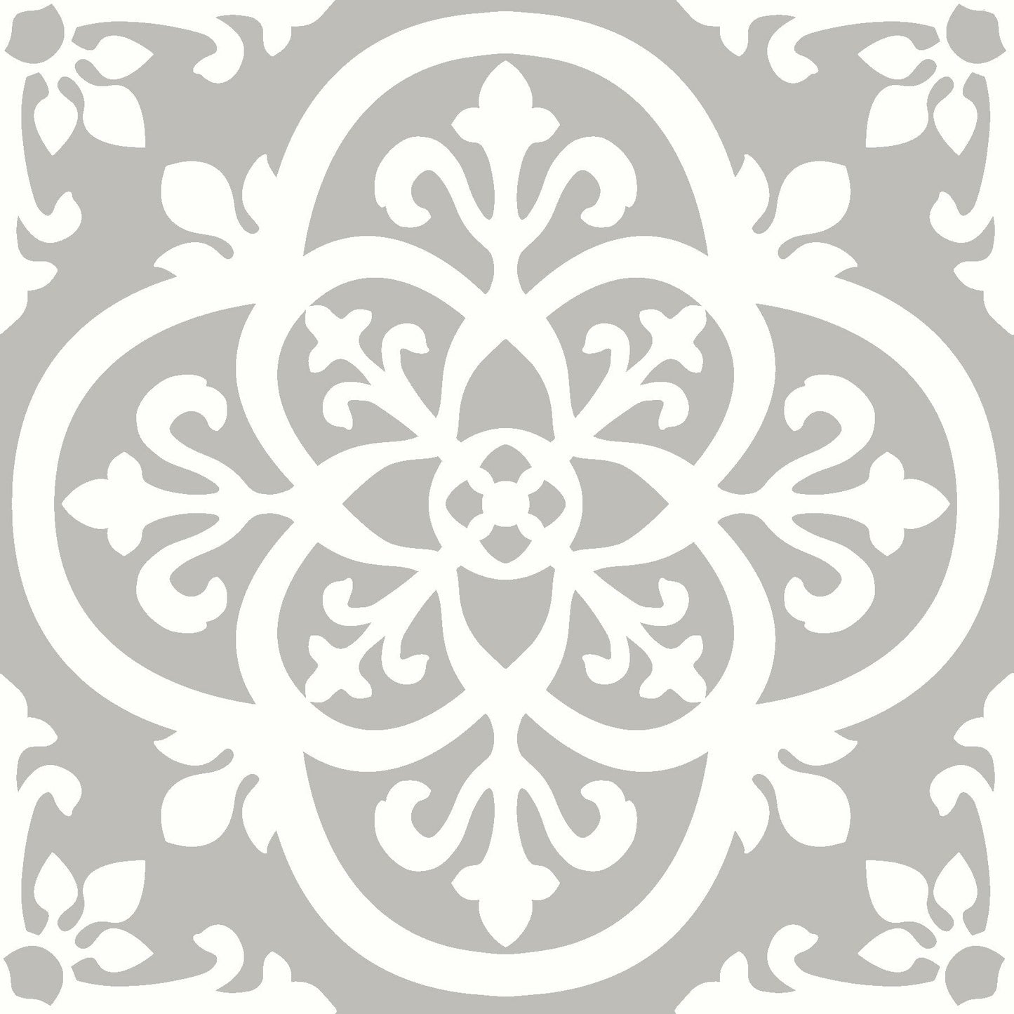 FloorPops Grey 12-in x 12-in Water Resistant Peel and Stick Vinyl Tile Flooring, 20-sq ft Carton