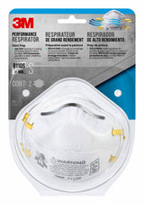 3M Performance Respirator 8110S Small N95, 2-Pack – Disposable Sanding & Fiberglass Mask