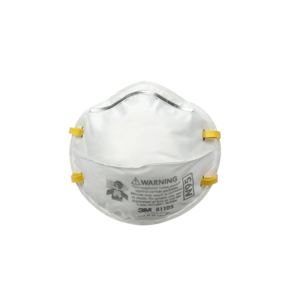 3M Performance Respirator 8110S Small N95, 2-Pack – Disposable Sanding & Fiberglass Mask