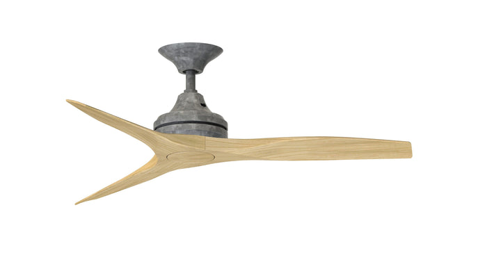 Fanimation Spitfire 48-in Galvanized Indoor/Outdoor Smart Ceiling Fan with Remote (3-Blade)