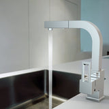 Keeney Polished Chrome 1-Handle Deck-Mount Pull-Out Kitchen Faucet