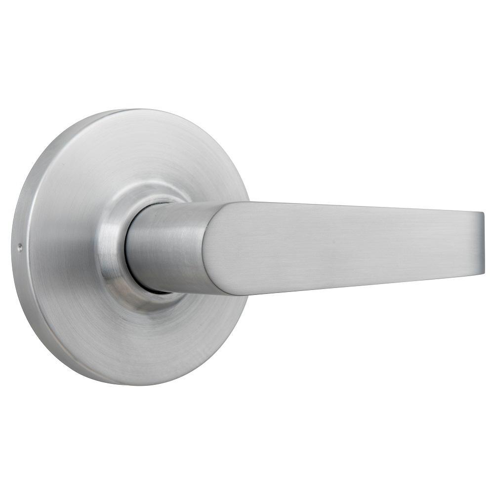 Commercial 2-3/4 in. Satin Chrome Heavy Duty Storeroom Door Lever - Super Arbor