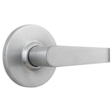 Commercial 2-3/4 in. Satin Chrome Heavy Duty Storeroom Door Lever - Super Arbor