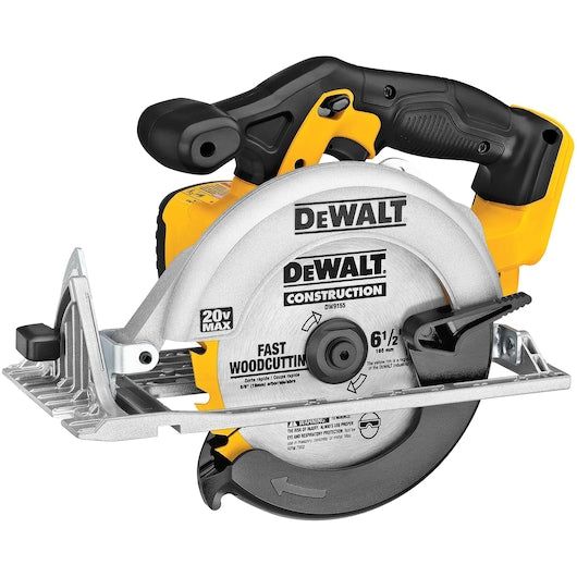 20-Volt MAX Li-Ion Cordless 6-1/2 in. Circular Saw (Tool-Only) with 20-Volt MAX Li-Ion Battery Pack 3.0Ah with Charger