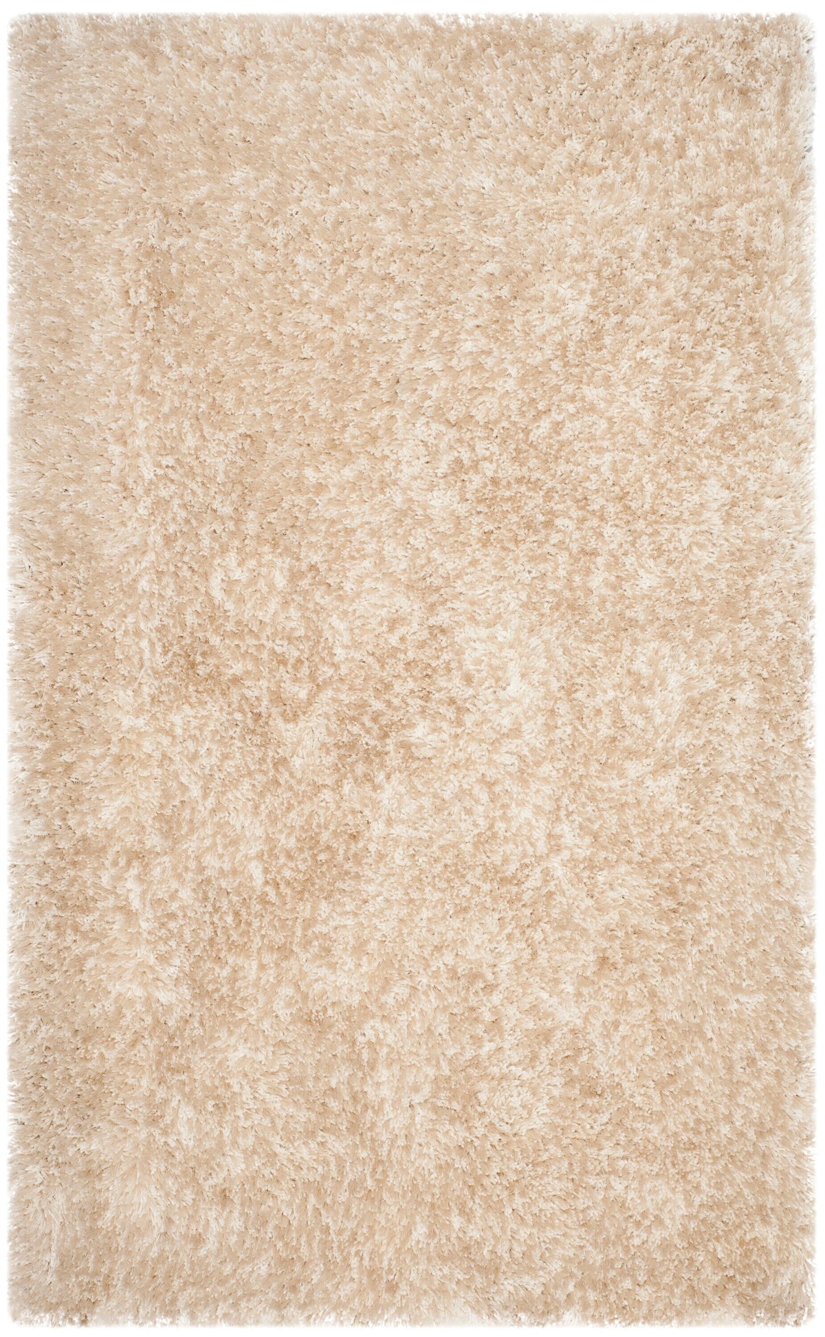 Safavieh Toronto Durham Shag 3 x 5 Beige Indoor Solid Handcrafted Throw Rug