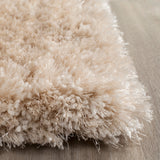 Safavieh Toronto Durham Shag 3 x 5 Beige Indoor Solid Handcrafted Throw Rug