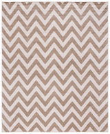 Safavieh Amherst Bellport 10 x 14 Wheat/Beige Indoor Chevron Mid-Century Modern Area Rug