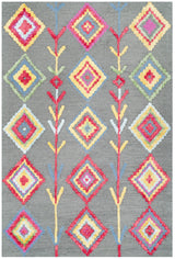 Safavieh Bellagio Montoro 2 x 3 Dark Gray/Multi Indoor Abstract Global Handcrafted Throw Rug