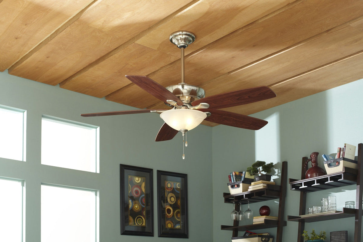 Hunter Regalia II 60-in Brushed Nickel LED Indoor Ceiling Fan (5-Blade)