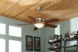 Hunter Regalia II 60-in Brushed Nickel LED Indoor Ceiling Fan (5-Blade)