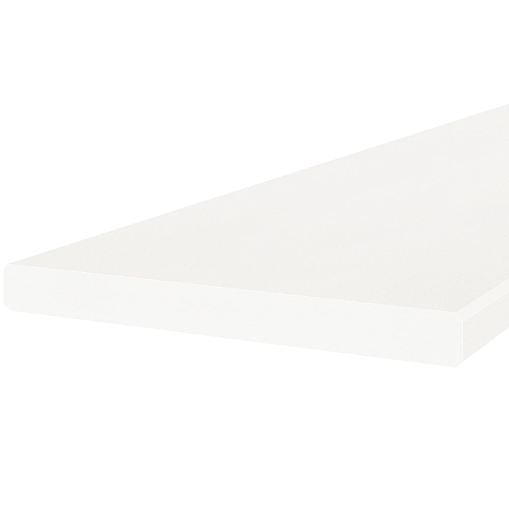 Satori White Cotton 6-in x 84-in Polished Porcelain Wall Tile