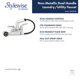 Keeney Stylewise Polished Chrome Deck-Mount Utility Faucet