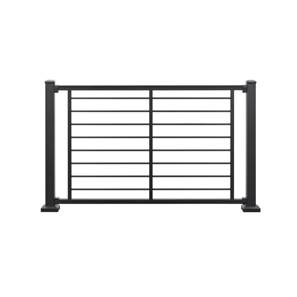 Trex Signature 6-ft x 36-in Charcoal Black Aluminum Deck Rail Kit