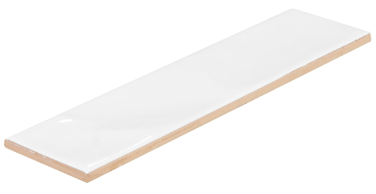 Satori Pearl White 3-in x 12-in Glossy Ceramic Subway Wall Tile (0.24-sq. ft/ Piece)