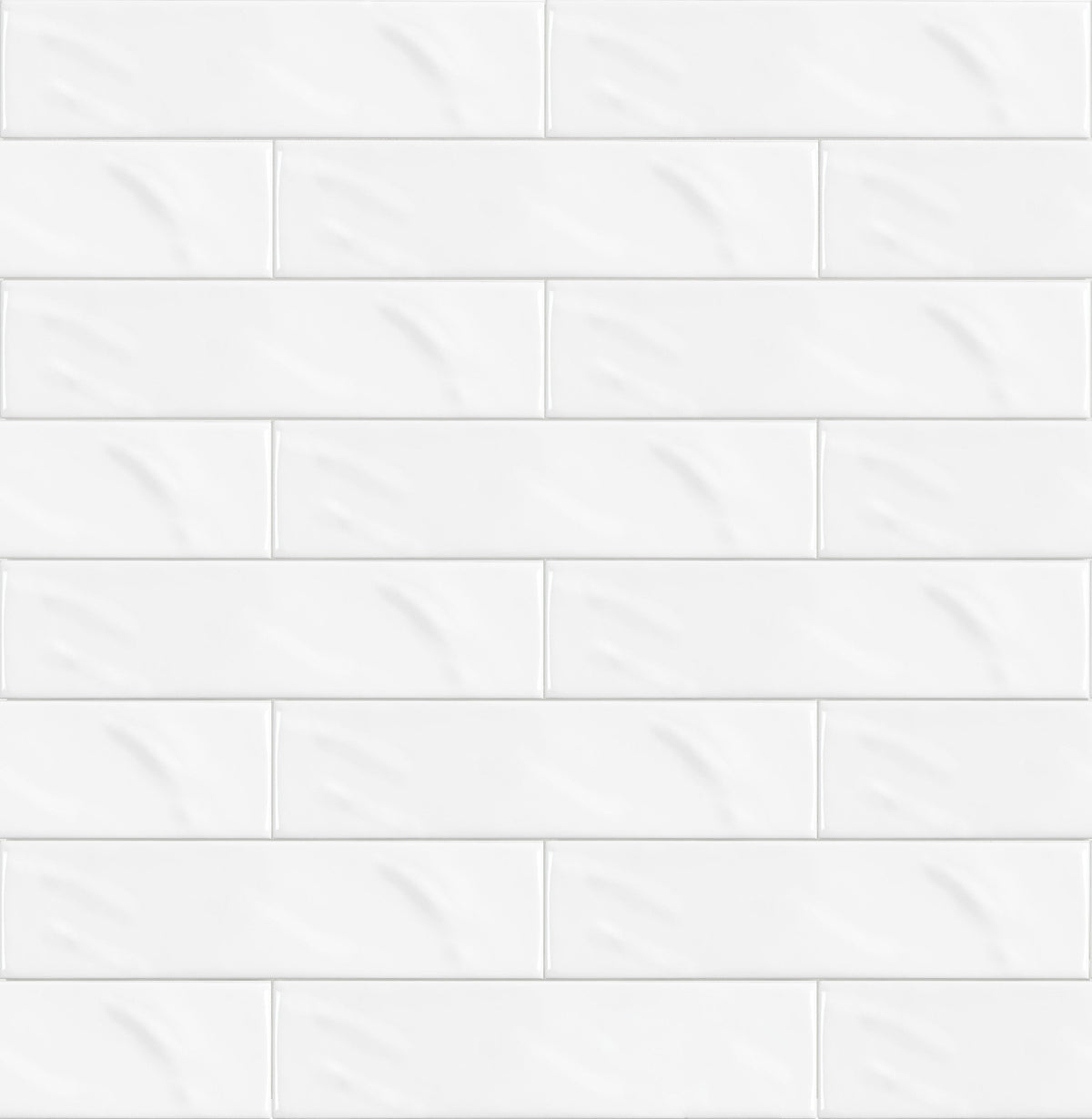 Satori Pearl White 3-in x 12-in Glossy Ceramic Subway Wall Tile (0.24-sq. ft/ Piece)