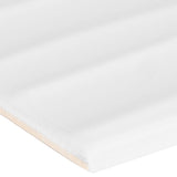 Satori Hudson Brilliant White Motion 4-in x 16-in Glossy Ceramic Wall Tile (0.43-sq. ft/ Piece)